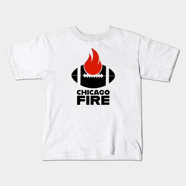 Defunct Chicago Fire WFL 1974 Kids T-Shirt by LocalZonly